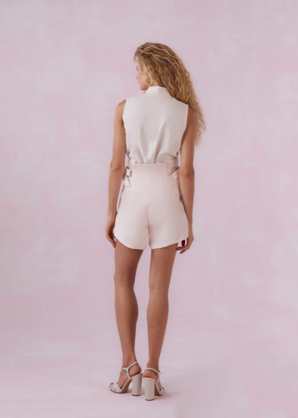 Tailored Short Light Pink