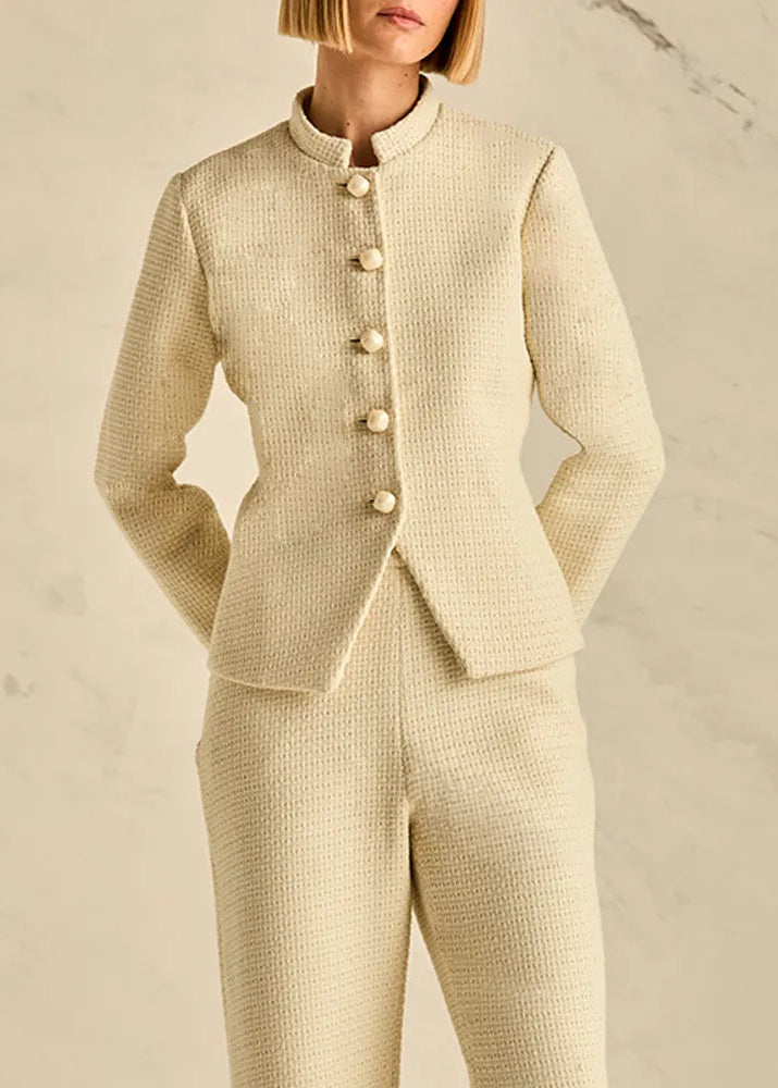 off white crochet jacket