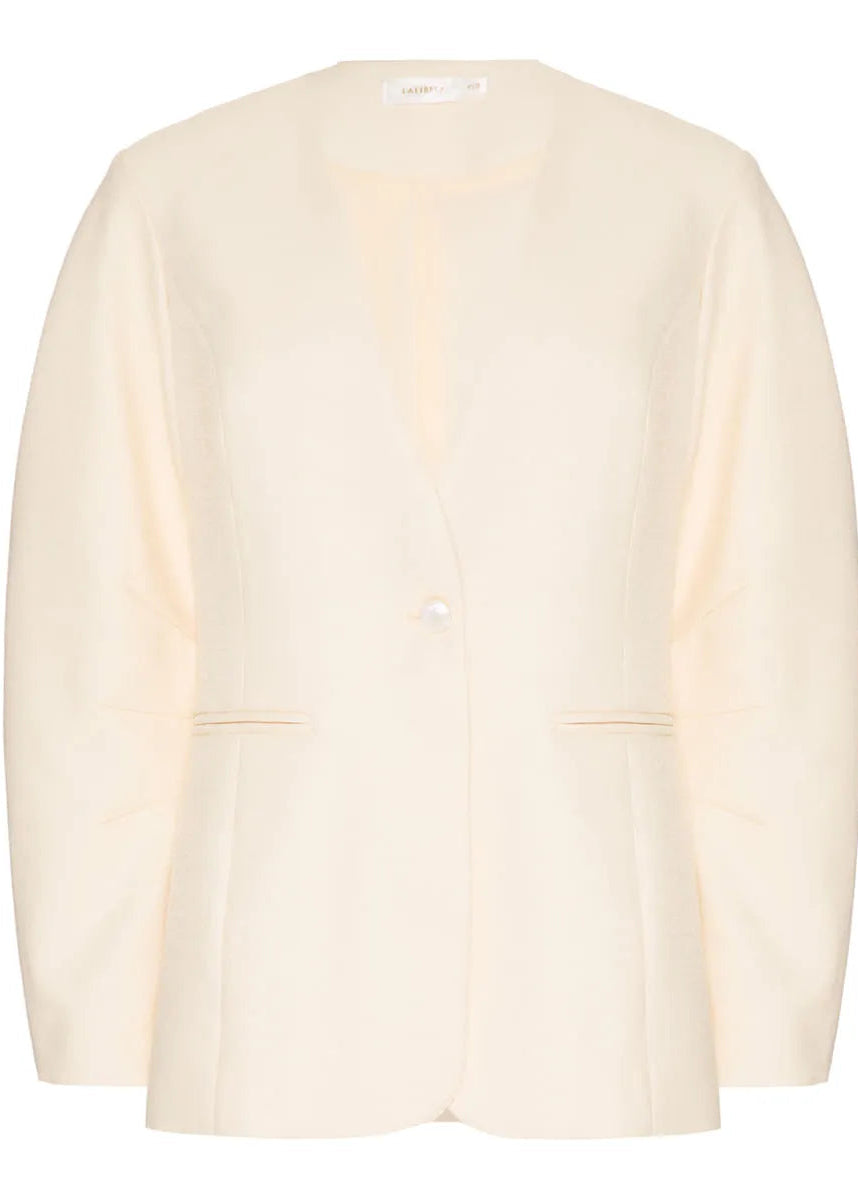 Cream-colored blazer 