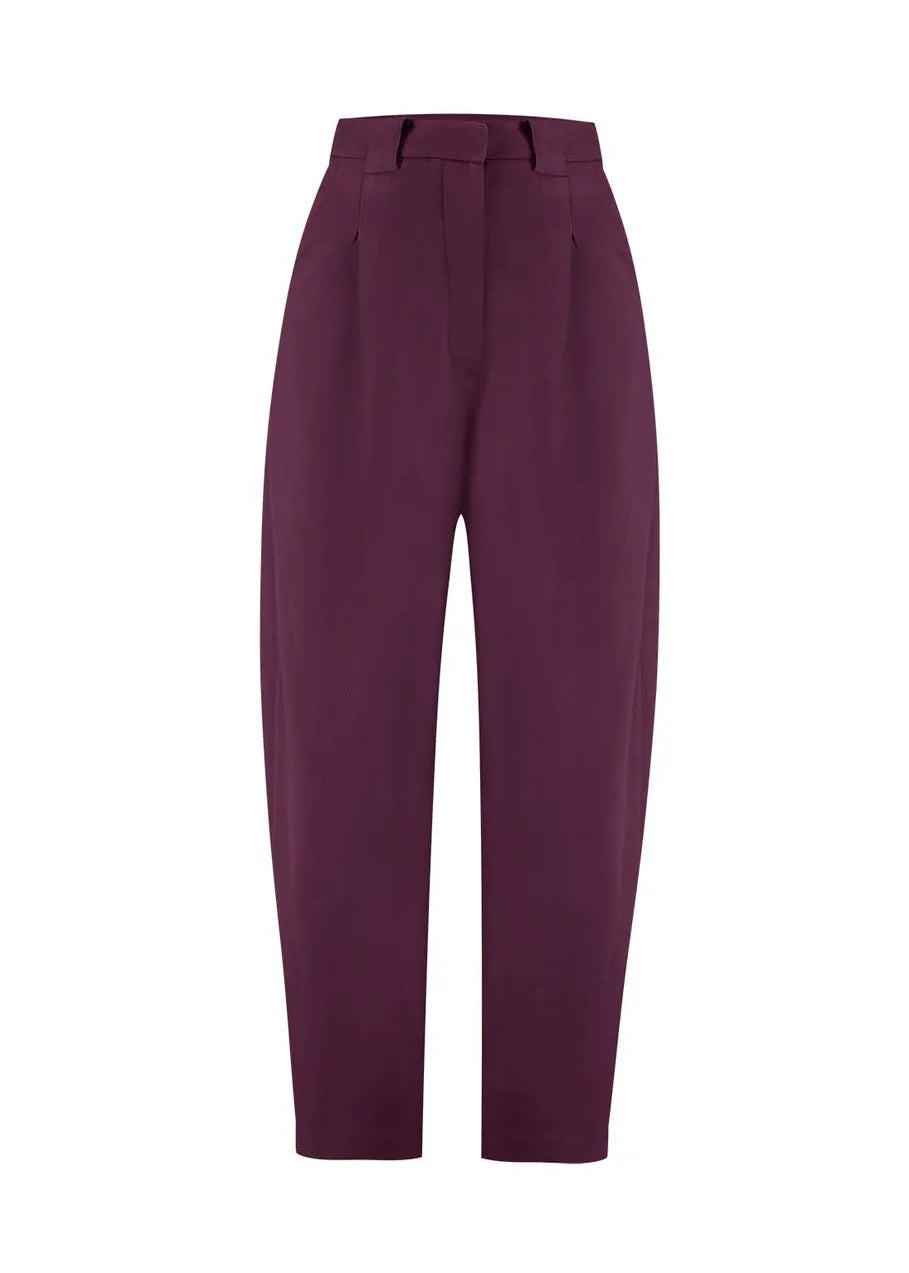 purple trouser pants