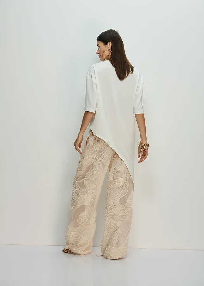 Waves texture pants