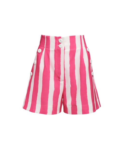 Tailored Stripes Shorts. Frida Boutique.